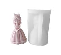 Cute Mold, Bubblin Silicone for Making Girls for Soap, Molds Silicone for Decoration Pillar Heart Christmas for/Soy Wax