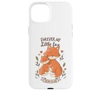 Cute Mom & Me Foxes Forever My Little Cub Case for iPhone 15 Plus