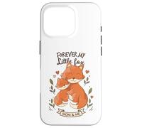 Cute Mom & Me Foxes Forever My Little Cub Case for iPhone 16 Pro