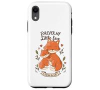 Cute Mom & Me Foxes Forever My Little Cub Case for iPhone XR