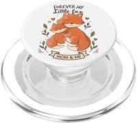 Cute Mom & Me Foxes Forever My Little Cub PopSockets PopGrip for MagSafe