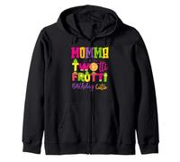Cute Momma Twotii Frutti Birthday Family 2nd Birthday Girl Zip Hoodie