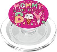 Cute Mommy Of The Boy Ice Cream Mama PopSockets PopGrip for MagSafe