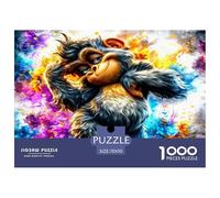 Cute Monkey 1000 Piece Jigsaws for Adults Educational Games Birthday Gifts for Women And Man Art Colorful DIY Craft 70x50cm/1000pcs