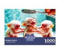 Cute Monkey 1000 Pieces Jigsaw Puzzles for Adults Impossible Birthday Gifts for Women And Man Challenge High Difficulty 38x26cm/1000pcs