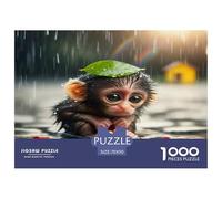 Cute Monkey 1000 Pieces Jigsaws for Adults Impossible Birthday Gifts for Women And Man Challenge High Difficulty 70x50cm/1000pcs