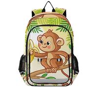 Cute Monkey Backpack for Kids School Bag Women Men Laptop Backpack Travel Rucksack