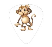 Cute Monkey Guitar Picks - Guitar Accessories - Guitar Picks For Acoustic Guitar, Electric Guitar, Bass Guitar For Men Women Professional Guitarist, Musicians And Beginner.