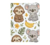 Cute Monkey Koala Travel Wallet Leather Passport Holder Large Capacity Passport Book Holders for Women Business Trip