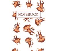 Cute Monkey Notebook Journal - Monkey Gifts: Monkey gifts for kids, girls boys, women, monkey lovers, monkey pattern print, perfect gift!: High ... Office, Home, School, Business and more!