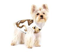 Cute Monkey Print Adorable Cotton Small Dog Clothes Pet Shirt, Soft Breathable Sleeveless Tank Top For Puppy, Cats And Chihuahua