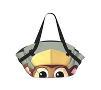 Cute Monkey Print Foldable Camping Bag Duffle Bag Waterproof Travel Bag Camping Mattress For Outdoor Park Beach