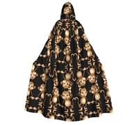 Cute Monkey Print Halloween Hooded Cloak Costume Cape for Party, Carnival, Comic Exhibition, Masquerade - Unisex Adult