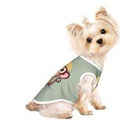 Cute Monkey Print Pet Vest Breathable Sleeveless T-Shirt Indoor Outdoor Tank Top Pets Home Apparel