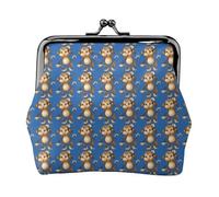 Cute Monkey Printing Minimalist Travel Wallet, Small Storage Pouch for Hiking Trips and Outdoor Excursions