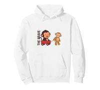 Cute Monkey Punch Baby Graphic The Brave Pullover Hoodie