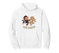 Cute Monkey Punch Baby Graphic The Brave Pullover Hoodie