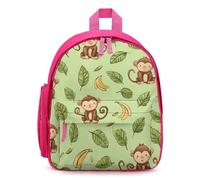 Cute Monkeys Cute Mini Backpack for Women Men Lightweight Shopping Travel Daypack 12.6 In Small Bag