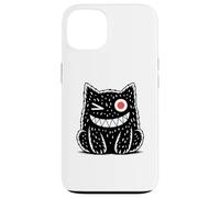 Cute Monster Cat Dark Spooky Gothic Creepy Unique Feline Case for iPhone 13