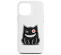 Cute Monster Cat Dark Spooky Gothic Creepy Unique Feline Case for iPhone 13 Pro Max