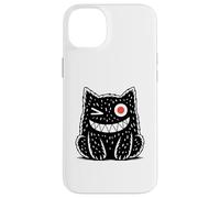 Cute Monster Cat Dark Spooky Gothic Creepy Unique Feline Case for iPhone 14 Plus