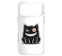 Cute Monster Cat Dark Spooky Gothic Creepy Unique Feline Case for iPhone 17 Pro Max