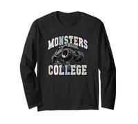 Cute Monster College University in Training 1st Grade Roll Long Sleeve T-Shirt