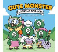 Cute Monster Coloring Book: Monsters with Jobs and Fun Careers: Silly and Adorable Monster Coloring Pages for Kids Ages 4-8 | Fun Occupations, Career Adventures, and Imaginative Play