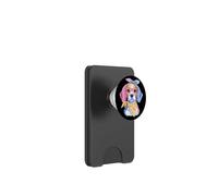 Cute Monster Fantasy Character Portrait Graphic Blue Pink PopSockets PopWallet for MagSafe