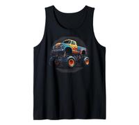 Cute Monster Like Normal Mommy But Wheelie Cool Birthday Boy Tank Top