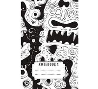 Cute Monster Lined Notebook: Drawing & Sketch Journal: Playful Creature Cover - Ideal for School, Fun Activities & Creative Expression