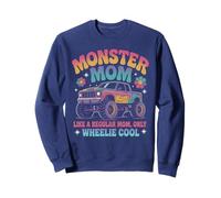 Cute MONSTER MOM Like Normal Mommy But Wheelie Cool Birthday Sweatshirt