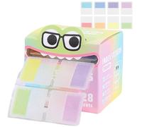 Cute Monster Pattern Sticky Note, 105 Sheets/Box Pastel Animal Post-Its, Easy Post Self-Adhesive Memo Pad, Office & School Supplies Type-D