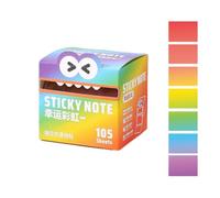 Cute Monster Pattern Sticky Note, 105 Sheets/Box Pastel Animal Post-Its, Easy Post Self-Adhesive Memo Pad, Office & School Supplies Type-A