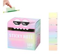 Cute Monster Pattern Sticky Note, 105pcs/Box Funny Pastel Animal Post It Notes, Self-Adhesive Note Boxes, Easy Post Memo Pads, Small to Do List, Post it Notes Cute (1 pcs C)