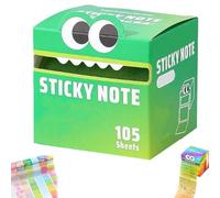 Cute Monster Pattern Sticky Note, Fun Pastel Pull-Out Memo Pads, Self Adhesive Cartoon Notes Memo Pads, Small to Do List, Office School Tab Supplies, 105PCS/Box (S-9)