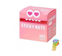 Cute Monster Pattern Sticky Note, Fun Pastel Pull-Out Memo Pads, Self Adhesive Cartoon Notes Memo Pads, Small to Do List, Office School Tab Supplies, 105PCS/Box (S-9)