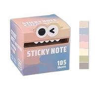 Cute Monster Pattern Sticky Note, Fun Pastel Pull-Out Memo Pads, Vibrant Gradient Design, Notepads Stationery, Small to Do List, Office Tab Supplies (1pc*h)