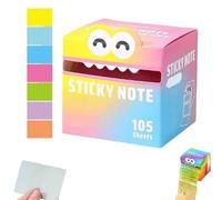 Cute Monster Pattern Sticky Note, Funny Animal Post It Notes, Self Adhesive Cartoon Notes Memo Pads, Small to Do List, Notepads Stationery, Multi Purpose Sticky Note (C)