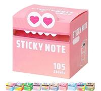 Cute Monster Pattern Sticky Note, Funny Pastel Animal Post It Notes, Pull-Out Memo Pads, Creative Multi Purpose Sticky Note, Pretty Post It Notes, Small to Do List (G)