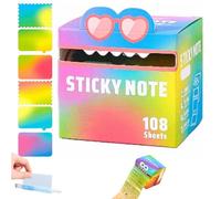 Cute Monster Pattern Sticky Note, Funny Pastel Animal Post It Notes, Self Adhesive Cartoon Notes Memo Pads, Notepads Stationery，Back to School Gift for Teachers & Students (#H)