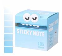 Cute Monster Pattern Sticky Note, Funny Pastel Animal Post It Notes, Self Adhesive Pull-Out Memo Pads, Easy Post Memo Pads, Vibrant Gradient Design, Back to School Gift for Teachers Students(H)