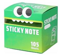 Cute Monster Pattern Sticky Note, Vibrant Gradient Design, Easy Post Memo Pads, mall to Do List, Great Back to School Gift for Teachers & Students, 105 Sheets/Roll (H,1Pc)