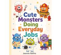 Cute Monsters Doing Everyday Jobs Coloring Book for Kids Ages 4-8 Easy Bold Simple Designs with 40+ Single-Sided Pages for Preschool and Beginners: ... | Fun Monster Activities for Boys & Girls