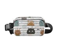 Cute Monsters Fashion Crossbody Bag Waist Packs for Women Men Teenagers Waterproof Crossbody Passport Bag with Adjustable Strap for Cycling Hiking Gym, Cute Monsters, One Size