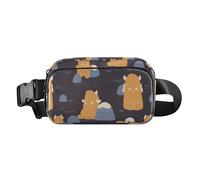 Cute Monsters Mounts Fashionable Waist Bag Fanny Pack for Women Men Teens Mini Zipper Fanny Pack Sling Bag with Adjustable Strap for Travel Running Hiking, Cute Monsters Mounts, One Size