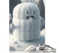 Cute Monsters Paper Puzzles 1000 Piece Jigsaw Puzzles for Adults Educational Game Challenge Toy Christmas Eve Gifts 1000pcs (38x26cm)