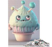 Cute Monsters Wooden Puzzles 1000 Piece Jigsaw Puzzles for Adults Educational Game Challenge Toy Christmas Eve Gifts 1000pcs (75x50cm)