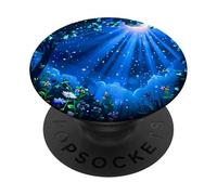 Cute moonlight Floral Flowers Heaven garden spring stars PopSockets Adhesive PopGrip
