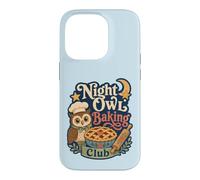 Cute Moonlit Dessert Lover Kitchen Pastry Humor Case for iPhone 14 Pro